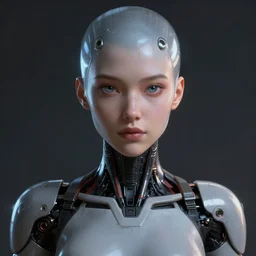 female android portrait digital painting detailed artstation cinematic lighting