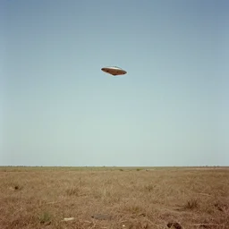 1960s photographic evidence of very small alien spaceship seen from the ground, far up in the sky