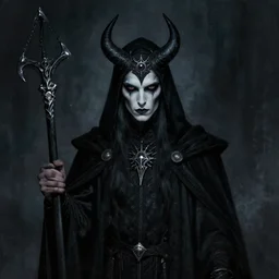 inquisitor of Mephistopheles portrait by gerald brom, darkwave