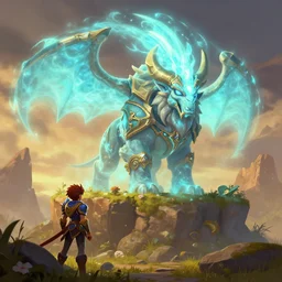 mount epic sunwarmed furline screenshot world of warcraft mounts worldboss bioluminecant light concept sketch art and by feng zhu alena aenami artworks in 4 k beeple, by thomas kinkade heartstone overwatch blizzard 3 d rtx hdr