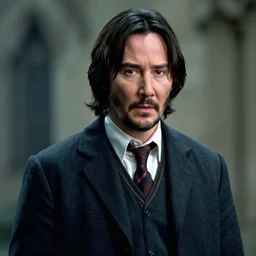Keanu reeves as Snape in Harry Potter