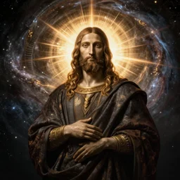 god creating the universe, davinci