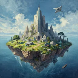 Crysis 3 island, painting