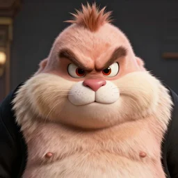 A badass photo of the real big chungus from looney tunes, hyper detailed, award winning photography, perfect faces, 50 mm