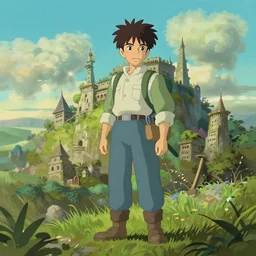 fantasy, studio ghibli, clean cel shaded vector art, style artstation, style greg rutkowski, octane render, unreal engine 6, epic game graphics, fantasy, conceptual art, ray tracing