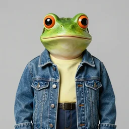 jean - frog grenouille, an autoportrait