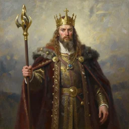 king of the north oil painting