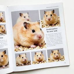 photos, 2 page of hamster magazine, 1 9 9 0.