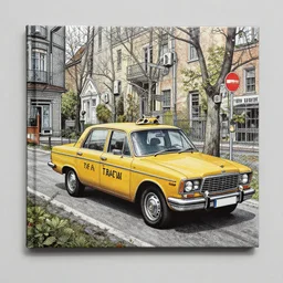 ' a cab'an extremely detailed and imagnative album cover by beksinski
