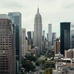 a glitch in reality in a city