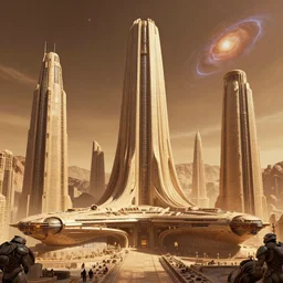 warm coloured, highly detailed cinematic scifi render of 3 d sculpt of tron jabbas palace cybertron'tyrell headquarters'military john harris subway tunnel hoover dam'aircraft carrier tower'megalithic tower structure city, beeple, halo, star wars, ilm, star citizen, halo, mass effect, high tech industrial, artstation unreal, nebula, 4 k, 8 k, hd