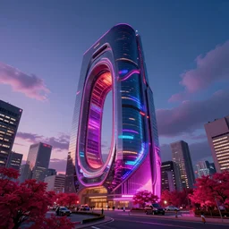 architecture by jeanne gang, nature galactic matte painting tokyo bladerunner 2 0 4 9 at dusk neon noir thermal vision gem fisheye biopunk cgsociety synthwave infrared, archdaily, wallpaper, highly detailed, trending on artstation.