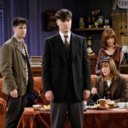An episode of Peaky Blinders as portrayed the cast of Friends