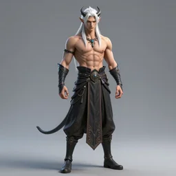 complex 3 d render hyper realistic full length illustration of a handsome! calm powerful athletically built white haired demon necromancer, asura arms, porgas d ace, hell boy, flame god, d & d, dio from jojo's bizarre adventures, broly, medieval fantasy, draconic, character design, intricate, octane render, concept art, resin, 8 k, hd, epic scene, dante's inferno, symmetrical, art by takeshi obata + billelis + hirohiko araki + artgerm