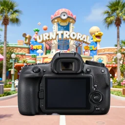 super nintendo world on universal studios hollywood, dslr photo