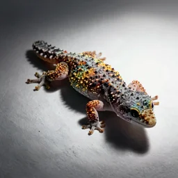 stern russian gecko, realistic, cinematic