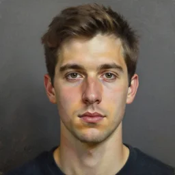 portrait painting by mike dargas