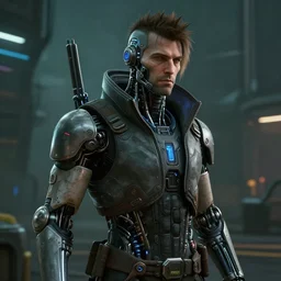 cybernetic Amish man. Cyberpunk 2077. CP2077. 3840 x 2160