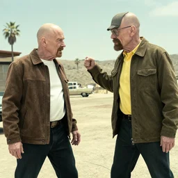 Saul Goodman fighting Mike from Breaking Bad