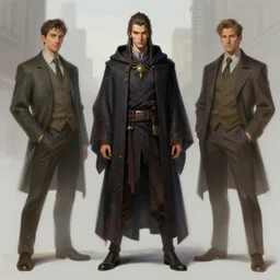 medium view character concept full body portrait, urban wizard, style digital painting, concept art, smooth, sharp focus, illustration by ruan jia and mandy jurgens and william - adolphe bouguereau, artgerm