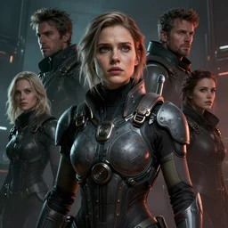 masterpiece concept art, a beautiful highly detailed sci - fi lady in dropship, heroine, extremly emotional, cinematic moody colors, realistic shaded lighting poster by ilya kuvshinov, magali villeneuve, artgerm, jeremy lipkin and michael garmash and rob rey, 8 k, intricate detail, cinematic lighting,