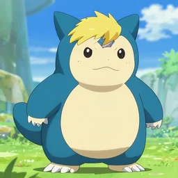 Boris Johnson as Snorlax the Pokémon. Anime, Pokémon