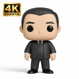 full body 3d render of Japanese emperor Hirohito as a funko pop, studio lighting, white background, blender, trending on artstation, 8k, highly detailed