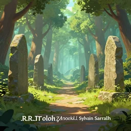 Beautiful uplifting glade bg. Elven stone monuments along the pathway. J.R.R. Tolkien's Middle-Earth. Trending on Artstation. Digital illustration. Artwork by Darek Zabrocki and Sylvain Sarrailh. Concept art, Concept Design, Illustration, Marketing Illustration, 3ds Max, Blender, Keyshot, Unreal Engine, ZBrush, 3DCoat, World Machine, SpeedTree, 3D Modelling, Digital Painting, Matte Painting, Character Design, Environment Design, Game Design, After Effects, Maya, Photoshop.
