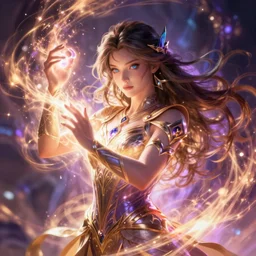 arcane magic, gorgeous beautiful concept art, channeling mystical energy, epic fantasy, highly detailed digital painting, realistic lighting, volumetric lighting, hd, 4 k, 8 k
