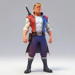 donald trump as overwatch character instagram photo shoot