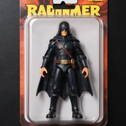 action figure in package, ravenman, mint condition