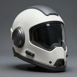 sci fi enclosed recon helmet design realistic concept art