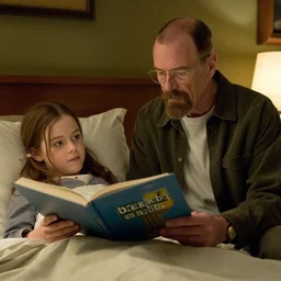 film still of dr phil being read a bedtime story by melissa joan heart in breaking bad