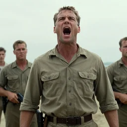 still image from the movie a few good men where he yells you can't handle the truth but starring warwick davis