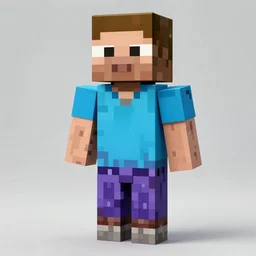 minecraft steve as a fortnite skin. high quality 8 k resolution