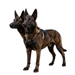 tattooed cerberus three-headed dog, photorealistic portrait photography, full body, standing, isolated on a pure white background, centered, whole figure in frame, sharp focus, studio lighting