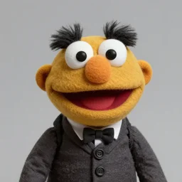 dean norris as a muppet. highly detailed felt. hyper real photo. 4 k.