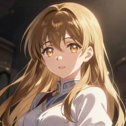 anime girl in Trigger anime style