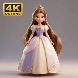 princess, octane render, 4 k