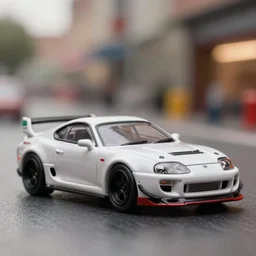 The Fast and the Furious, 2001, Toyota Supra, 1994, 1995, 1996, 1997, 1998, mk4, a80, Hot Wheels, cinematic, 8k, depth of field, bokeh. brian spilner, paul walker, dominic toretto, wide body kit, rocketbunny