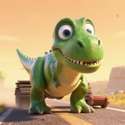 pixar dinosaur with googly eyes, m 1 tank fury road, warm colored highly detailed cinematic scifi render of 3 d sculpt of spiked gears of war skulls bucketwheel jabbas palace, military chris foss, john harris,'aircraft carrier tower'beeple, warhammer 4 0 k, halo, star citizen, halo, mass effect, high tech industrial, artstation unreal, 4 k, 8 k, hd