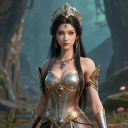 beautiful martian princess, unreal engine 5,