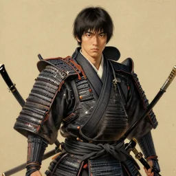 a samourai by jung - gi - kim, detailed,