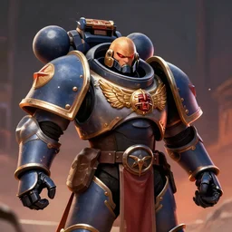armor portrait heros warhammer 4 0 k horus heresy fanart - the primarchs emperor by johannes helgeson animated with vfx concept artist & illustrator global illumination ray tracing hdr fanart arstation zbrush central hardmesh 8 k octane renderer comics stylized