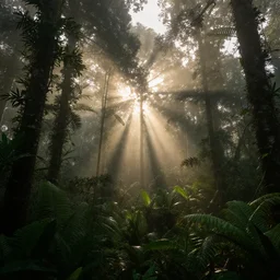 nature photography amazon rainforest sunrise mysterious
