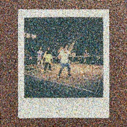 Polaroid of a splatoon match