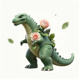 Half rose, half vines, half kaiju.