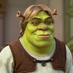 photorealistic portrait photograph of stephen hawking as shrek, upper body, handsome, depth of field, soft focus, highly detailed, intricate, realistic, national geographic cover, soft glow, textured, artstation, concept art, sharp focus, illustration, art by artgerm and greg rutkowski and alphonse mucha