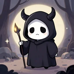 a cute grim reaper