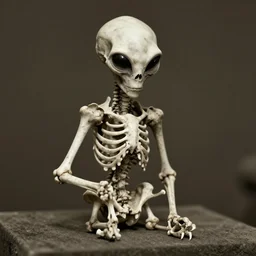 ww1 picture of alien bones